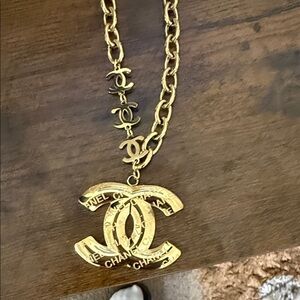 Gold Logo Necklace